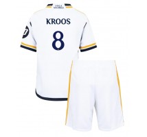 Real Madrid Toni Kroos #8 Koszulka Podstawowa dzieci 2023-24 Krótki Rękaw (+ krótkie spodenki)